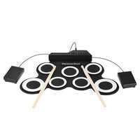 Thumbnail for Toystar Roll-Up Drum Set | Portable and Flexible - Silicone Pad with Speaker and Drumsticks - Draagbaar en Flexibel - Sili...