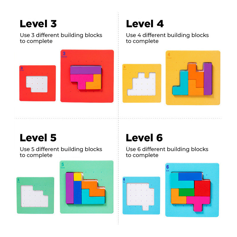 Toystar BrainBlocks | Playful Puzzle Challenge - Educational Building Toys - Speelse puzzeluitdaging - Educatief bouwspeel...