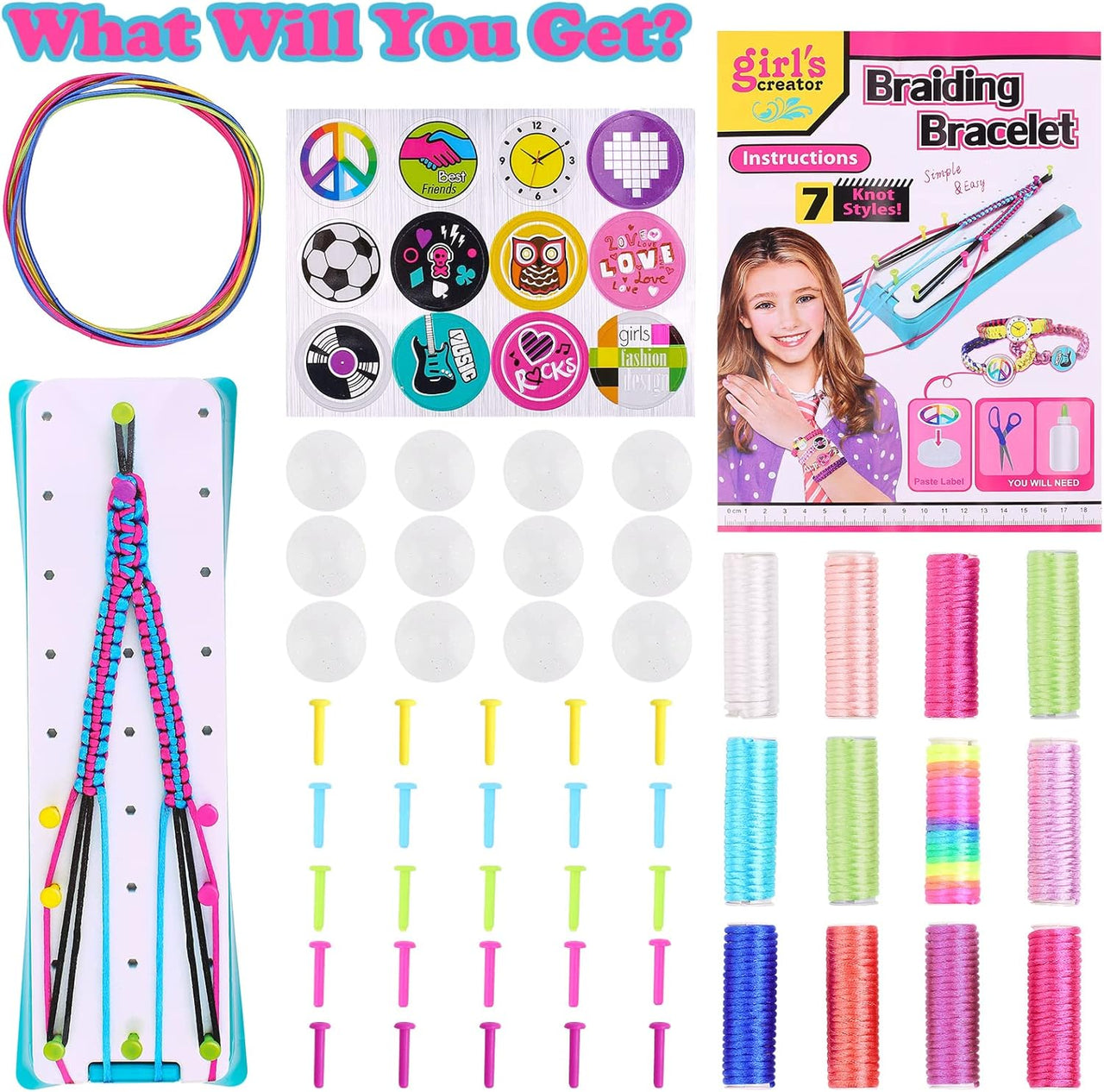 Toystar BraidJoy | Creative crafting fun - DIY bracelet making loom set - Creatief knutselplezier - DIY loomset voor armba...