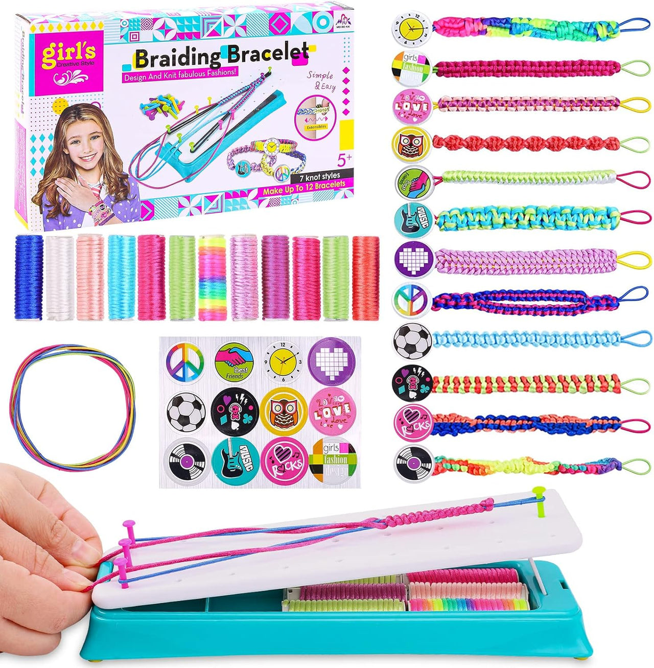 Toystar BraidJoy | Creative crafting fun - DIY bracelet making loom set - Creatief knutselplezier - DIY loomset voor armba...