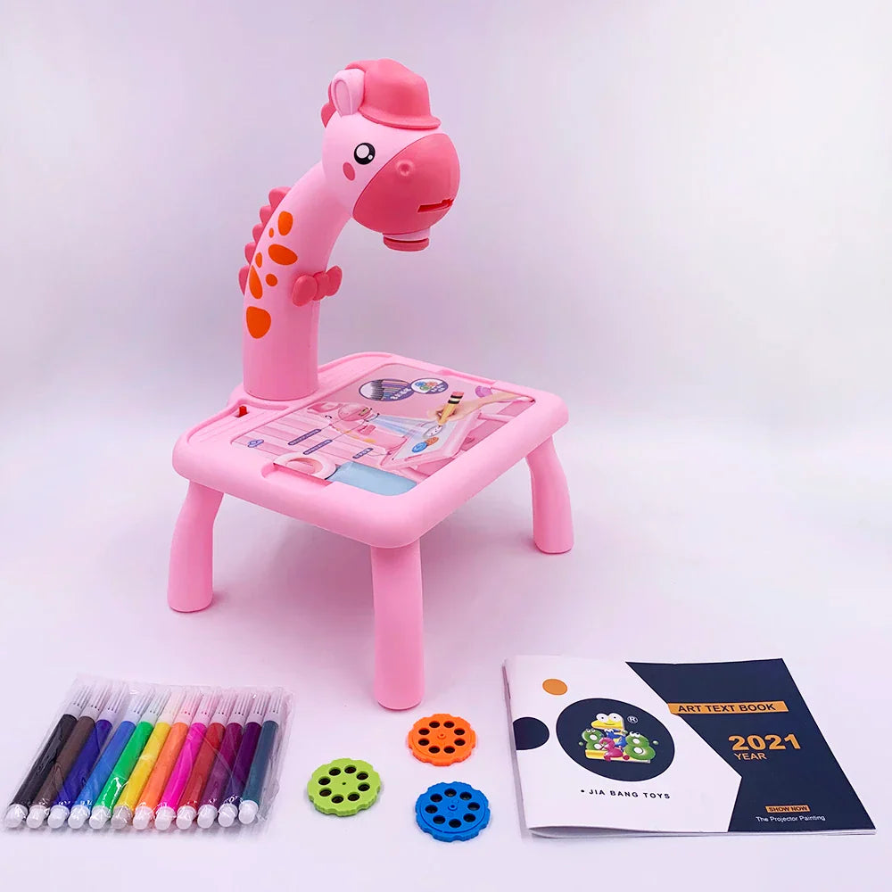 Toystar Dino Table | Let the imagination come alive - Creative dinosaur drawing board including free 12-piece drawing set ...