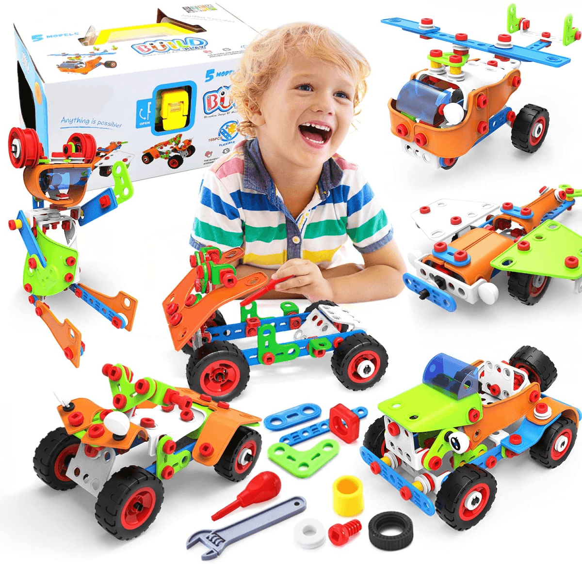 Toystar BuildMaster Pro | Build the Future - STEM Construction Kit 165-piece - Bouw de Toekomst - STEM Bouwpakket 165-delig