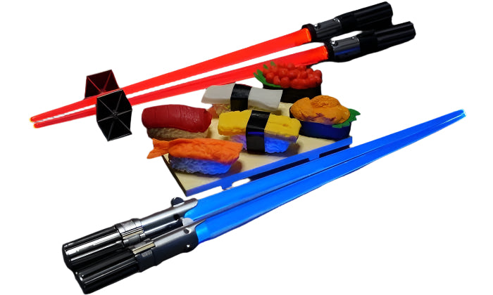 Toystar Lightsaber Chopsticks | A creative and fun way of eating - Stimulates eating pleasure and motor skills - *Een crea...