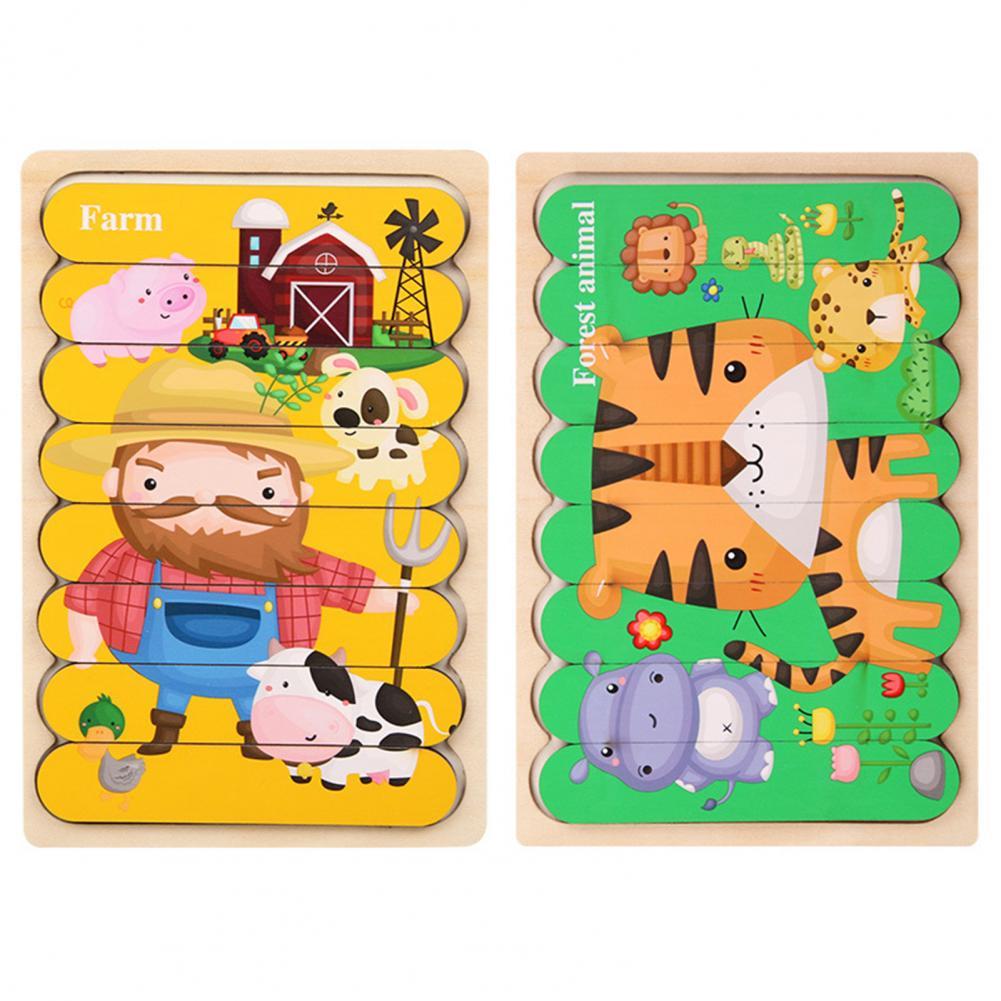 Toystar Ecotoys Wooden 3D Vehicle & Fruit Puzzles | Educational Toys for Creative Children - Learn and Play with Puzzles f...