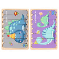 Thumbnail for Toystar Ecotoys Wooden 3D Vehicle & Fruit Puzzles | Educational Toys for Creative Children - Learn and Play with Puzzles f...