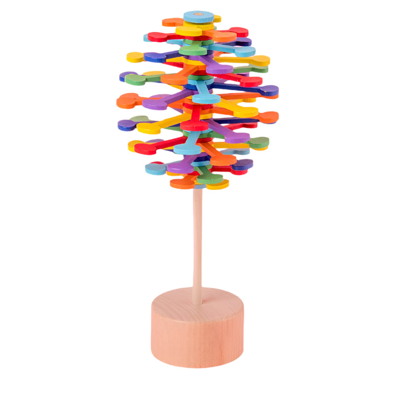 Toystar EcoToys CalmPop | Soothing and Fun - Wooden Fidget Toy - Rustgevend en Leuk - Houten Fidget Speelgoed